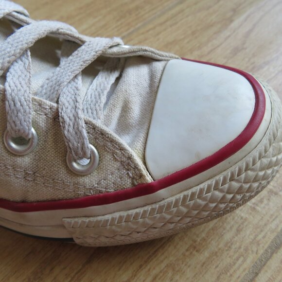 Converse Chuck Taylor All Star White Low Top Sneakers Women's 6 Men's 4 - Picture 10 of 11